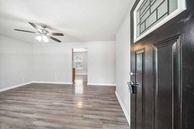 643 Artic Ave, Oak Grove, KY 42262 - empty room featuring ceiling fan and wood finished floors
