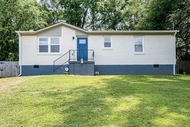 100 Beech St, Columbia, TN 38401 - view of front facade featuring crawl space and brick siding