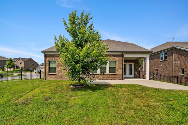 805 Dunbar Ct, Goodlettsville, TN 37072 - back of house with a patio area and brick siding
