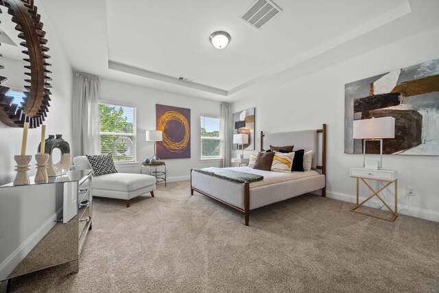 805 Dunbar Ct, Goodlettsville, TN 37072 - carpeted bedroom with a tray ceiling and baseboards