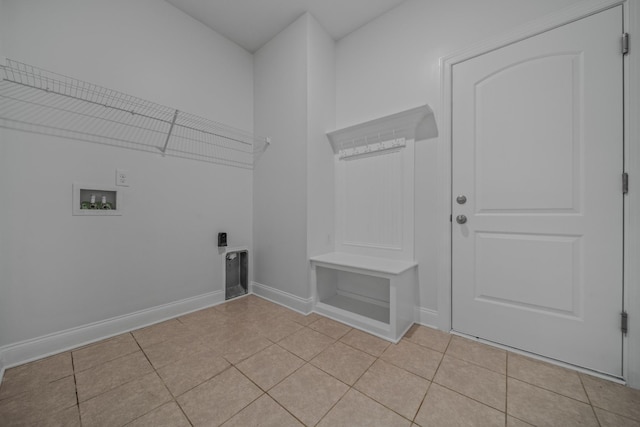 805 Dunbar Ct, Goodlettsville, TN 37072 - laundry area with washer hookup, light tile patterned floors, and electric dryer hookup
