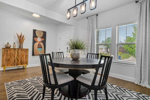 805 Dunbar Ct, Goodlettsville, TN 37072 - dining room featuring wood finished floors, ornamental molding, and recessed lighting
