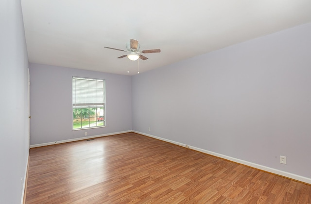 3516 Saxon Mist Ct, Nashville, TN 37217 - empty room with ceiling fan and light wood-type flooring