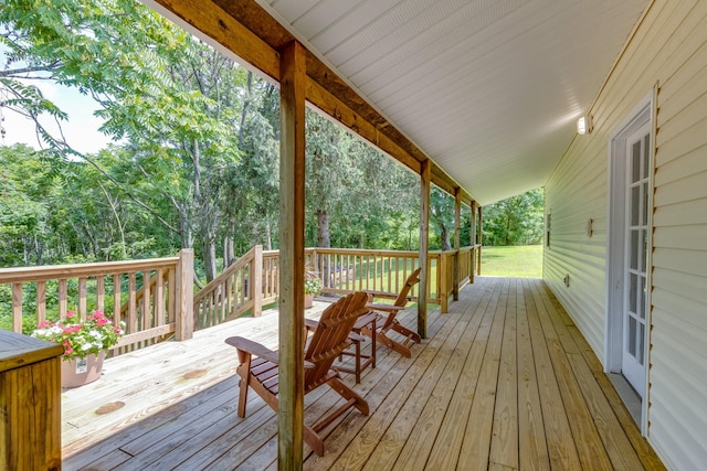 1689 Sumac Rd, Pulaski, TN 38478 - view of wooden deck