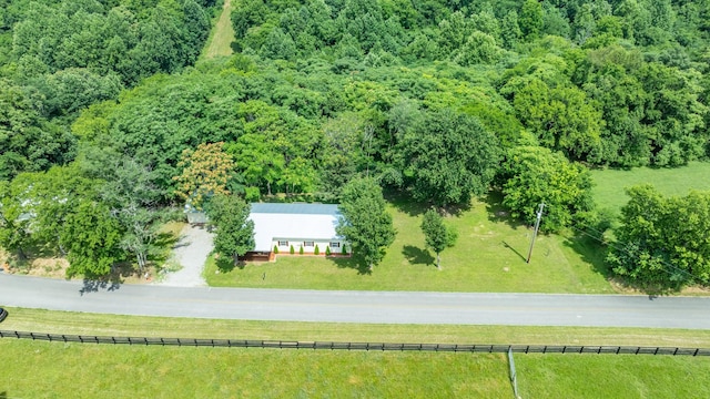 1689 Sumac Rd, Pulaski, TN 38478 - view from above of property featuring a forest