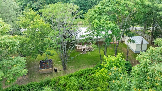 1689 Sumac Rd, Pulaski, TN 38478 - aerial view of property and surrounding area featuring a forest