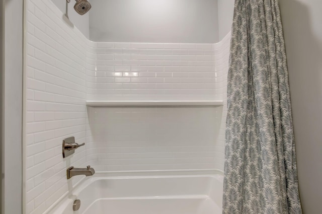 94 Hickory Ridge Ln, Woodbury, TN 37190 - bathroom featuring shower / bathtub combination with curtain
