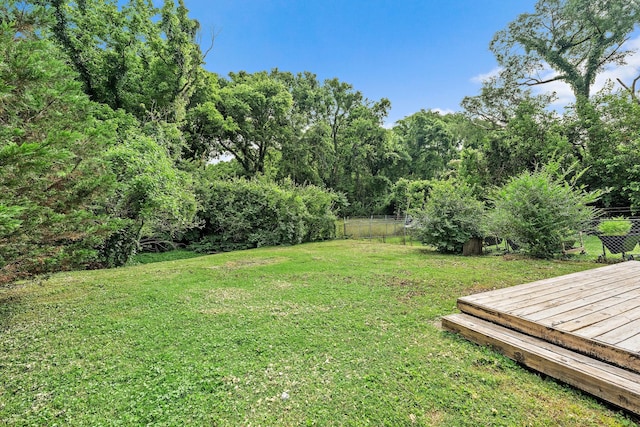 1203 Ardee Ave, Nashville, TN 37216 - view of yard featuring a wooden deck
