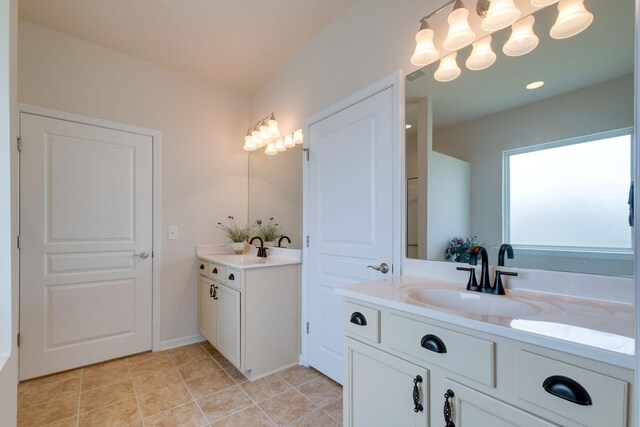 309 Patriotic Way, Mount Juliet, TN 37122 - full bathroom featuring two vanities and tile patterned flooring