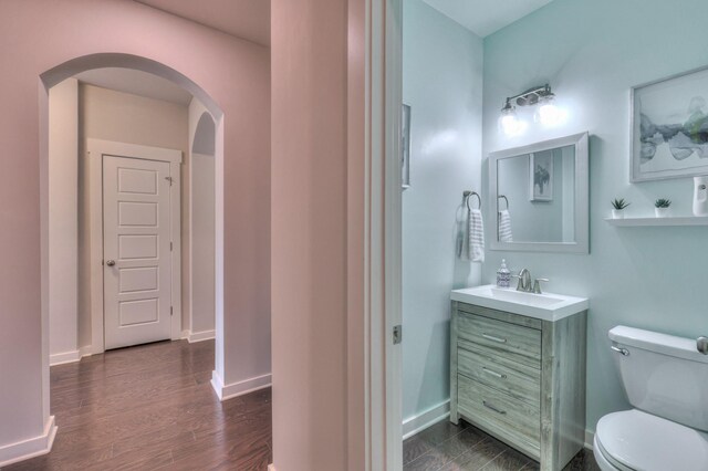 1655 Burrows Ave, Murfreesboro, TN 37129 - bathroom featuring vanity and wood finished floors
