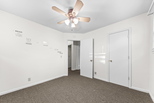 3892 Cedar St, Centerville, TN 37033 - unfurnished bedroom featuring carpet flooring and a ceiling fan