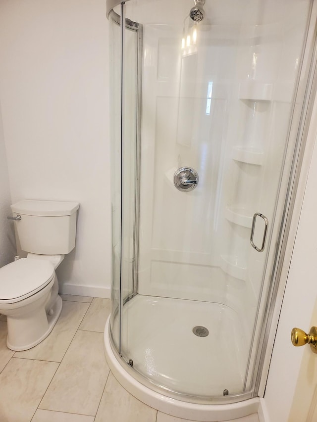 1171 5th St, Jellico, TN 37762 - full bathroom with a shower stall and tile patterned flooring
