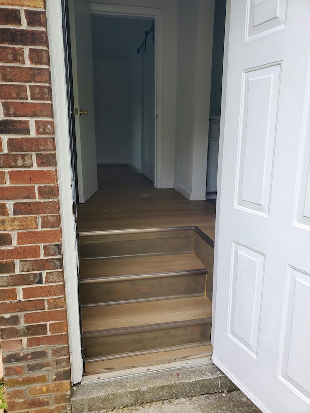 1171 5th St, Jellico, TN 37762 - stairs featuring wood finished floors