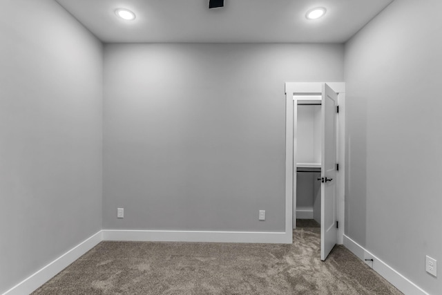 4106 Asbury Rd, Manchester, TN 37355 - empty room featuring carpet and recessed lighting
