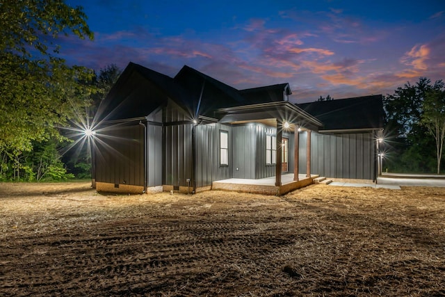 4106 Asbury Rd, Manchester, TN 37355 - view of home's exterior featuring board and batten siding