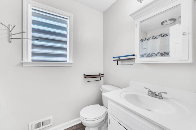 3405 Polly Dr, Clarksville, TN 37042 - bathroom with vanity, wood finished floors, and a shower with curtain
