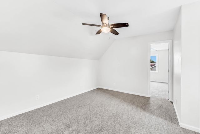 3405 Polly Dr, Clarksville, TN 37042 - bonus room with carpet flooring, ceiling fan, and lofted ceiling