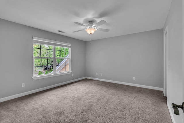 2342 N Tennessee Blvd Unit 603, Murfreesboro, TN 37130 - empty room featuring carpet floors and a ceiling fan