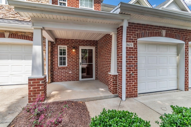 2342 N Tennessee Blvd Unit 603, Murfreesboro, TN 37130 - entrance to property with brick siding and an attached garage
