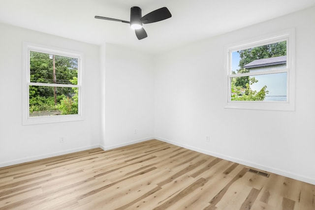 107 Hillsdale Dr, Hendersonville, TN 37075 - empty room featuring light wood-style floors and ceiling fan