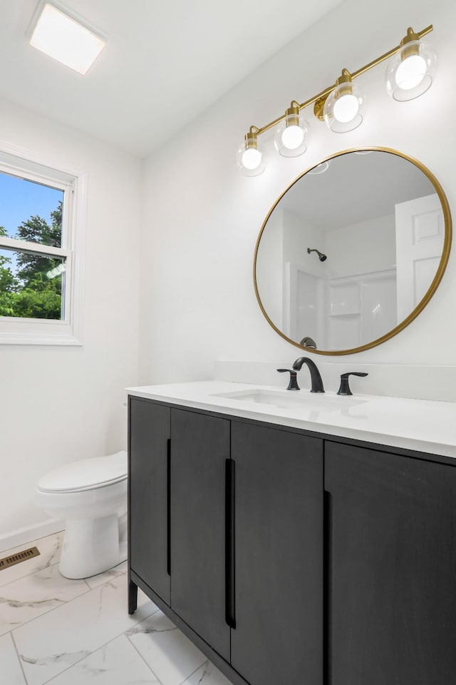 107 Hillsdale Dr, Hendersonville, TN 37075 - bathroom with vanity and marble finish flooring