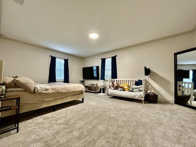 1307 Tomahawk Trce, Murfreesboro, TN 37129 - carpeted bedroom with crown molding and multiple windows