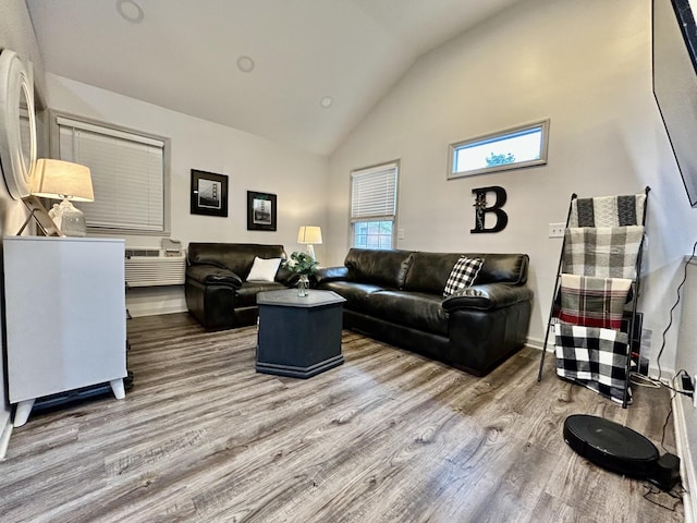 1307 Tomahawk Trce, Murfreesboro, TN 37129 - living area with wood finished floors and high vaulted ceiling