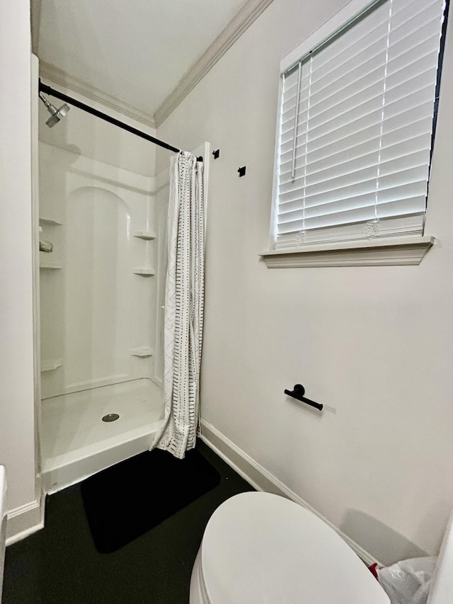 1307 Tomahawk Trce, Murfreesboro, TN 37129 - full bath with a stall shower and crown molding