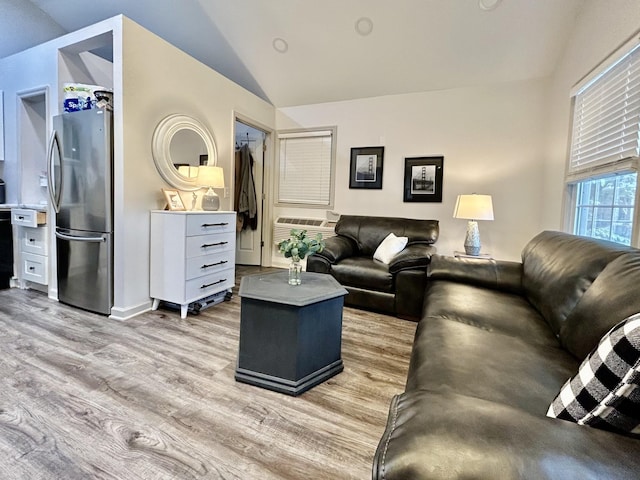 1307 Tomahawk Trce, Murfreesboro, TN 37129 - living room featuring lofted ceiling and light wood-style flooring