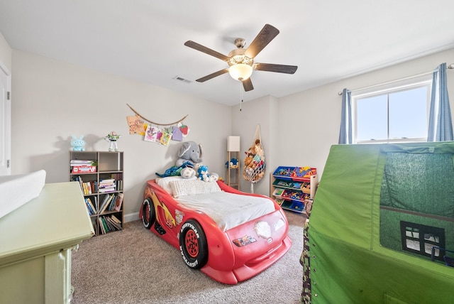 1098 Eagles View Dr, Clarksville, TN 37040 - bedroom featuring carpet floors and ceiling fan