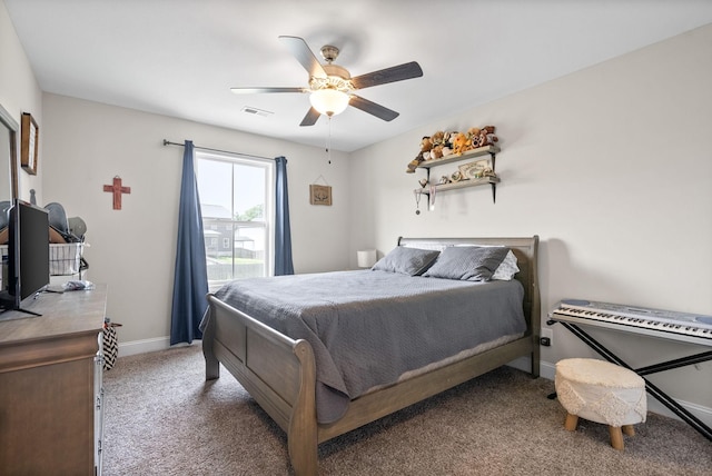 1098 Eagles View Dr, Clarksville, TN 37040 - bedroom featuring carpet flooring and ceiling fan