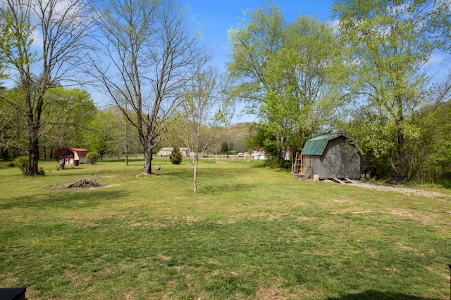2913 New Hope Rd, Hendersonville, TN 37075 - view of grassy yard featuring a storage shed