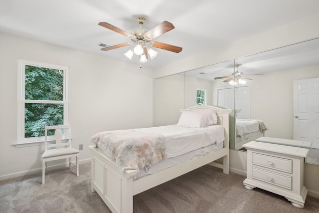 1438 Brighton Cir, Old Hickory, TN 37138 - bedroom featuring carpet and ceiling fan