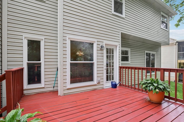 1438 Brighton Cir, Old Hickory, TN 37138 - view of wooden deck