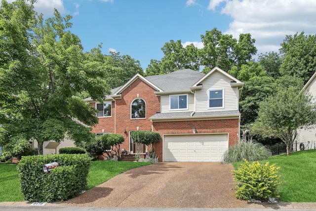 1438 Brighton Cir, Old Hickory, TN 37138 - traditional home with brick siding, driveway, an attached garage, and roof with shingles