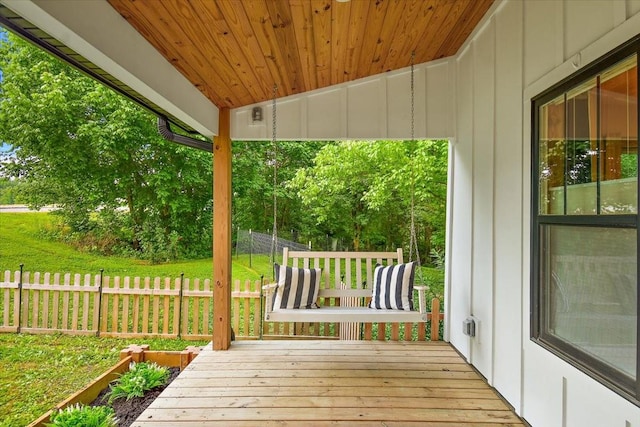 145 W Hollis Chapel Rd, Portland, TN 37148 - view of wooden deck