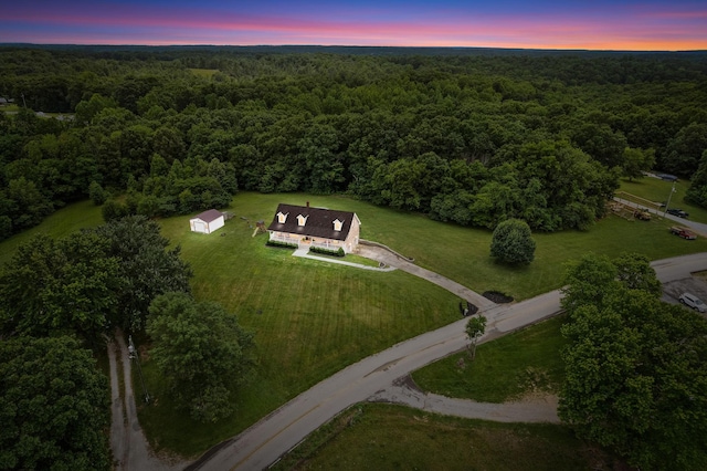 2430 Underwood Rd, Cunningham, TN 37052 - view of property location featuring a heavily wooded area