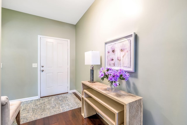 625 Foster Ln, Mount Juliet, TN 37122 - entrance foyer with dark wood-style floors and baseboards