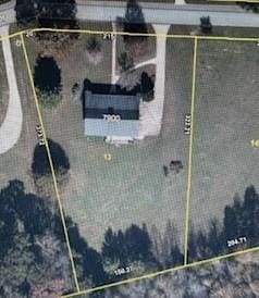 7900 Clara Chase Dr, Ooltewah, TN 37363 - map of property location with property boundaries highlighted