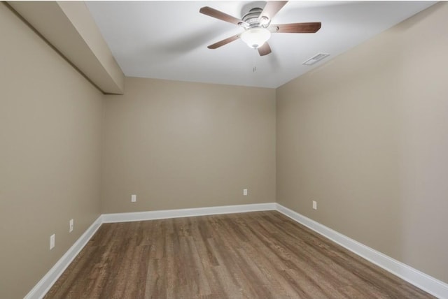 133 Tanasi Shr, Gallatin, TN 37066 - unfurnished room with wood finished floors and ceiling fan