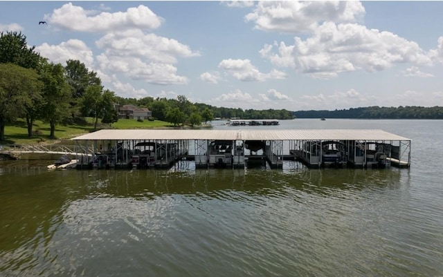 133 Tanasi Shr, Gallatin, TN 37066 - dock area with boat lift and a water view