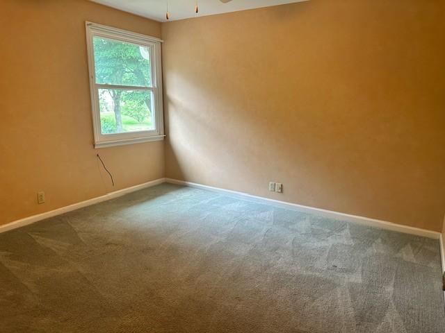 303 Revere Ln, Franklin, TN 37064 - carpeted empty room with baseboards and a ceiling fan