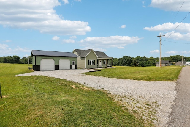 1202 Oak Grove Rd, Dickson, TN 37055 - ranch-style house featuring a front yard, driveway, and an attached garage