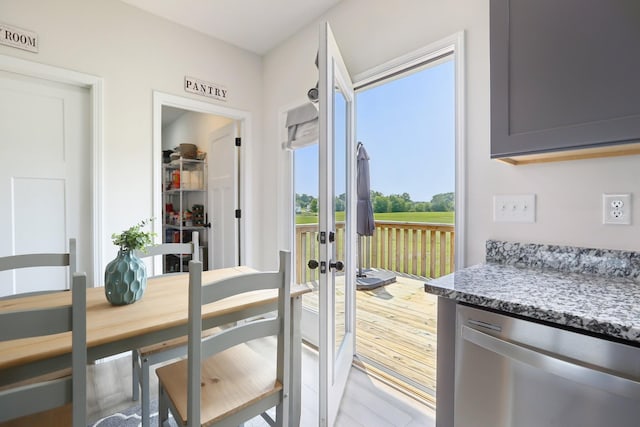 1202 Oak Grove Rd, Dickson, TN 37055 - dining room featuring french doors