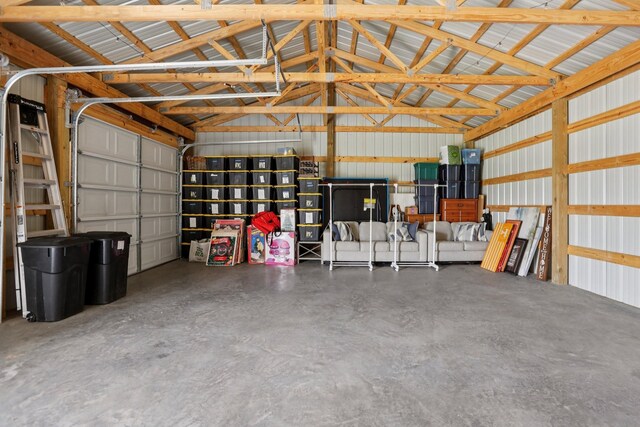 1202 Oak Grove Rd, Dickson, TN 37055 - garage with metal wall