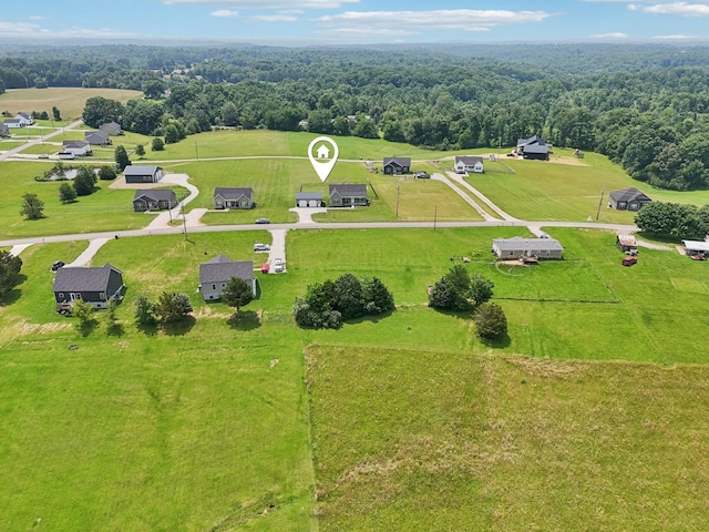 1202 Oak Grove Rd, Dickson, TN 37055 - bird's eye view of a heavily wooded area
