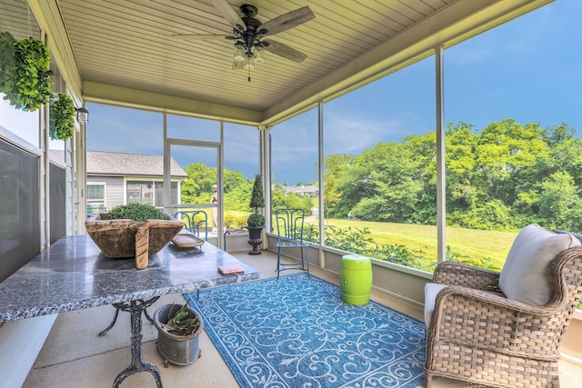 3002 Obion Pass, Spring Hill, TN 37174 - sunroom / solarium with ceiling fan