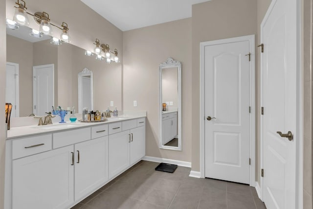 3002 Obion Pass, Spring Hill, TN 37174 - full bath featuring double vanity and tile patterned floors