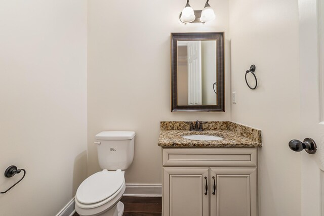 76 Molly Bright Ln, Franklin, TN 37064 - half bath with vanity and wood finished floors