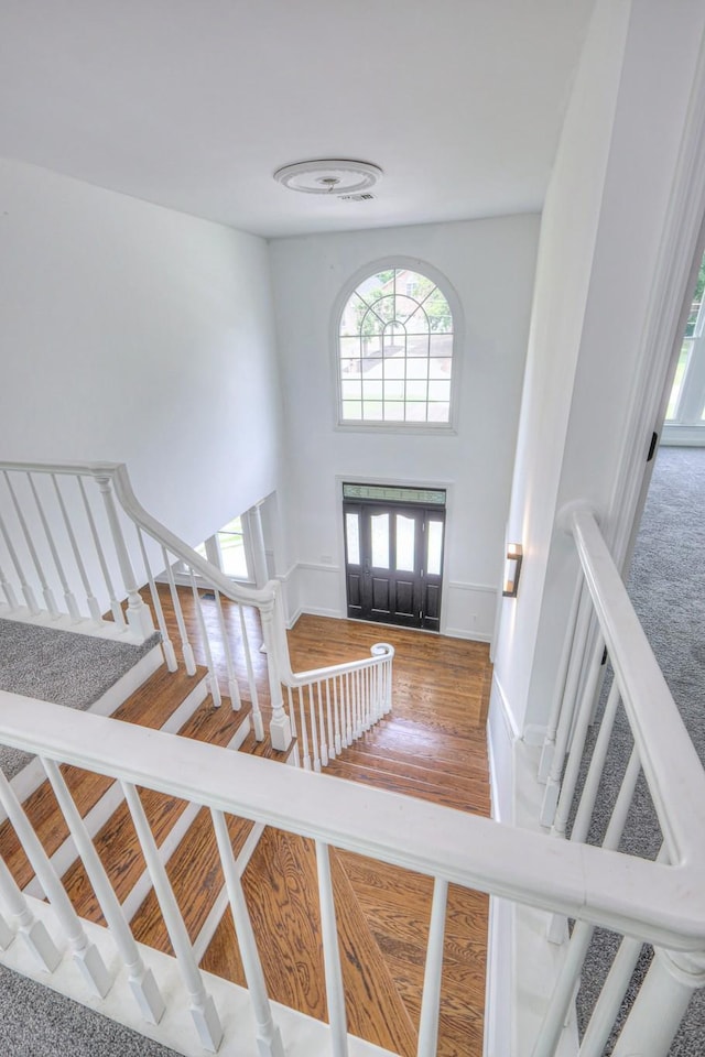 1202 Willow Brook Pass, Mount Juliet, TN 37122 - entrance foyer featuring stairway and wood finished floors